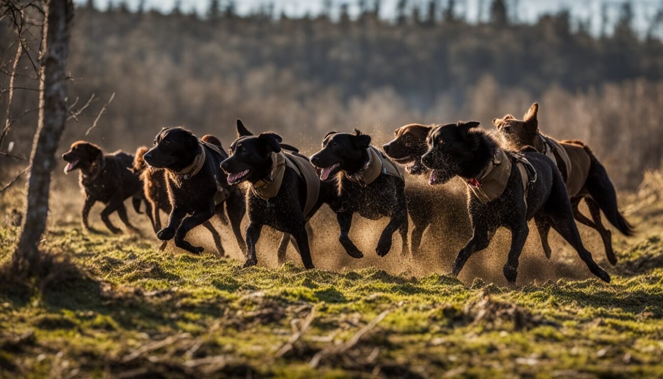 Cerca del tartufo con cani