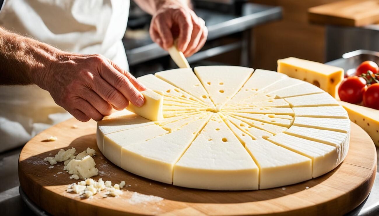 Formatura e pressatura del formaggio