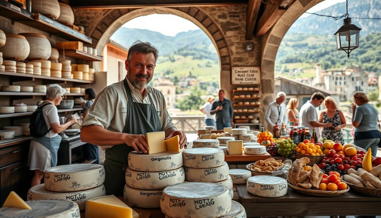 Gorgonzola nella Lombardia casearia