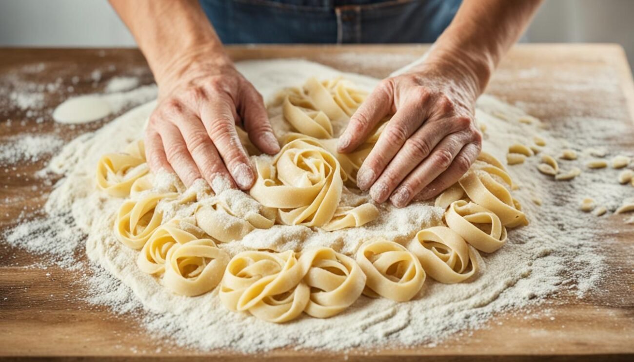 stendere pasta fresca a mano