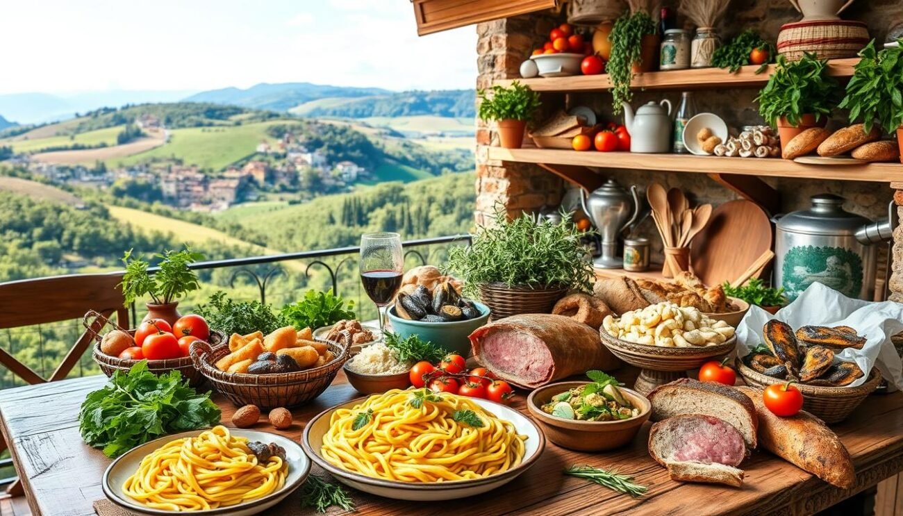 Cucina toscana e marchigiana