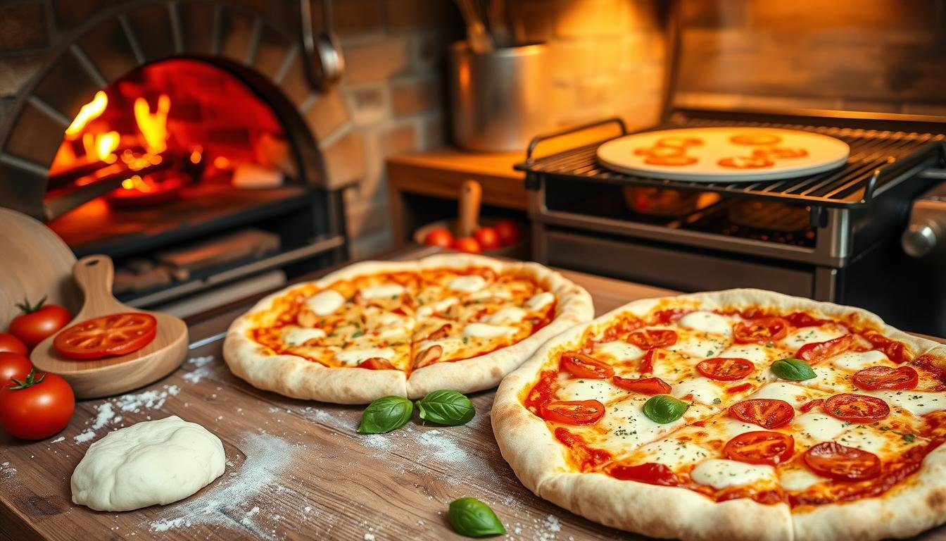 cottura pizza fatta in casa