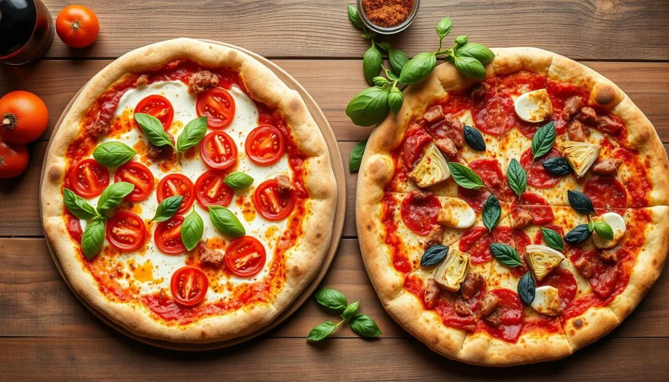 pizza napoletana and romana