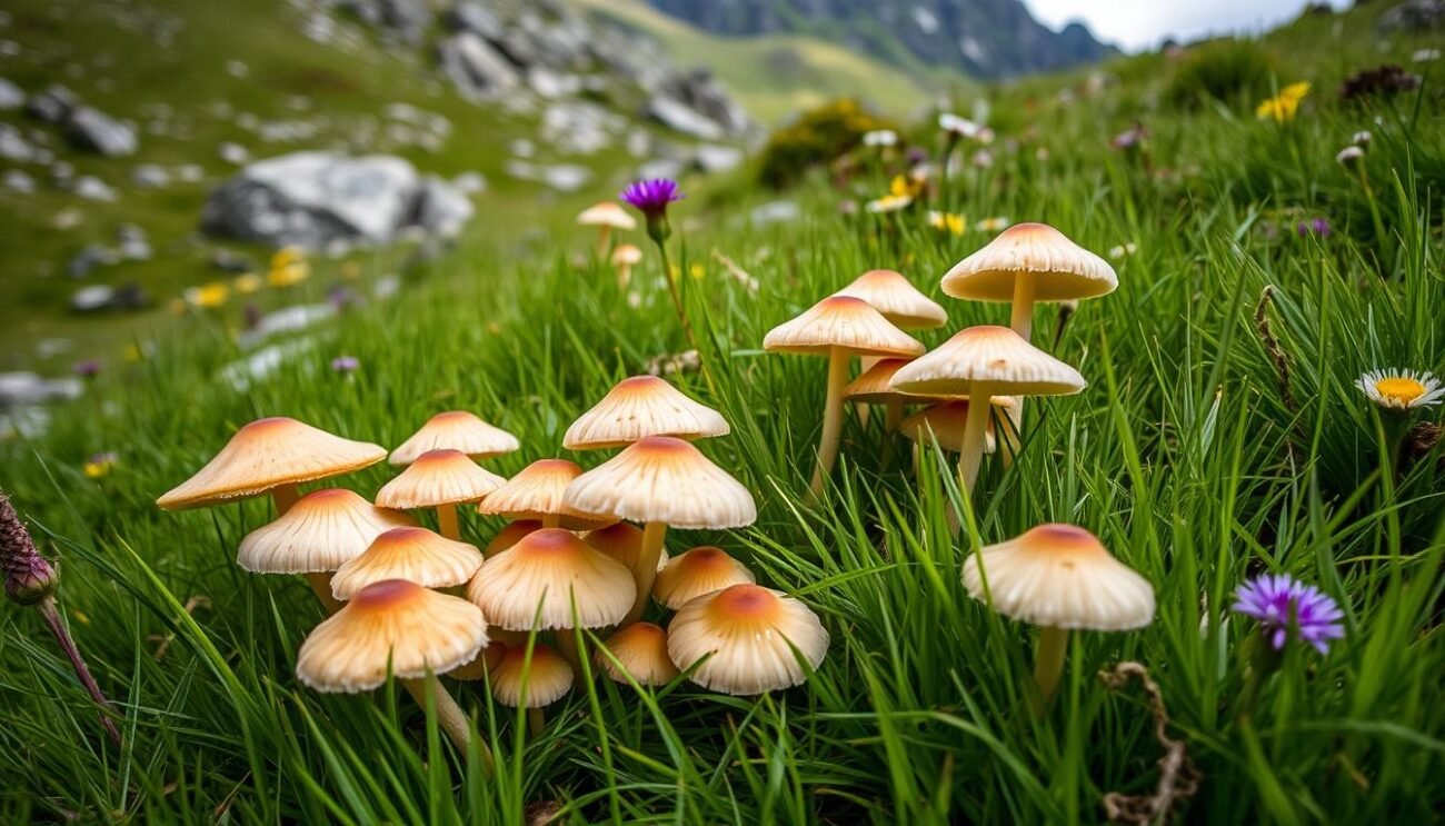 Marasmius oreades nei prati alpini