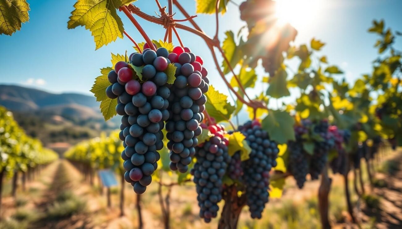 Cannonau grapes