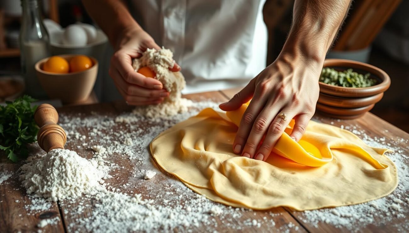 Impasto e stesura della pasta fresca