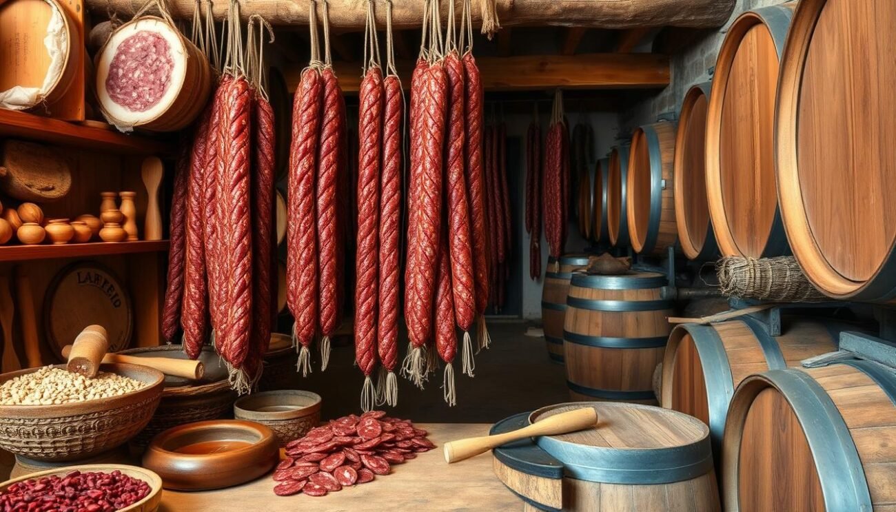 Lavorazione del Salame Piacentino DOP