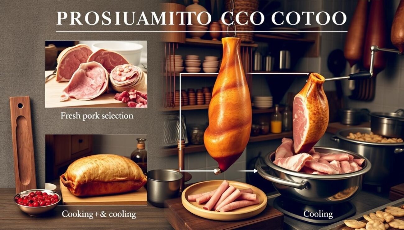 Processo di produzione del prosciutto cotto