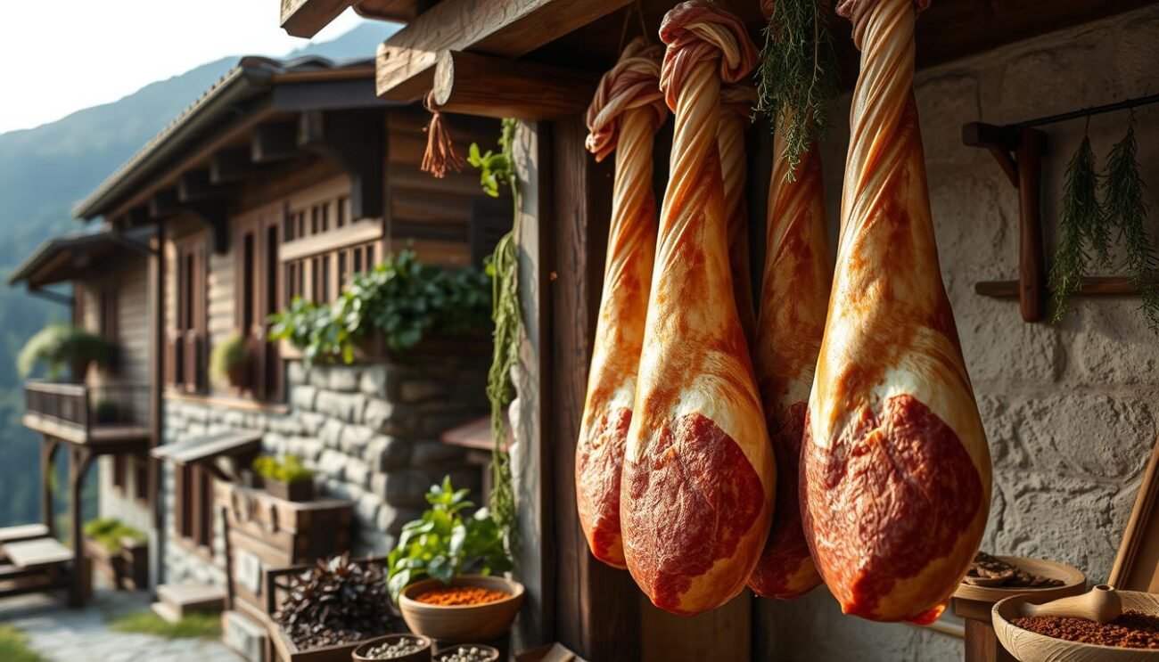 Produzione Prosciutto di Carpegna