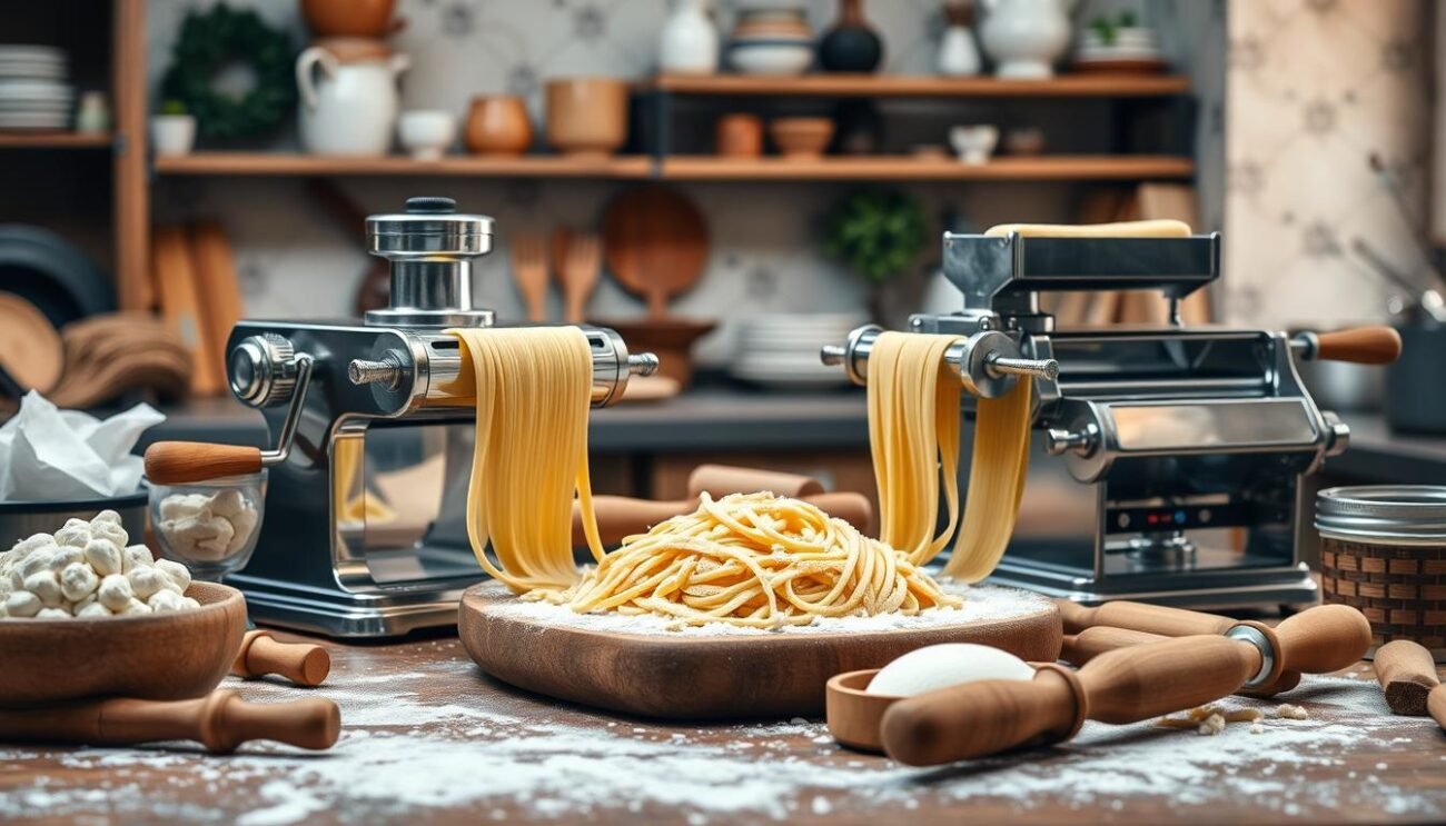 Professional pasta making equipment