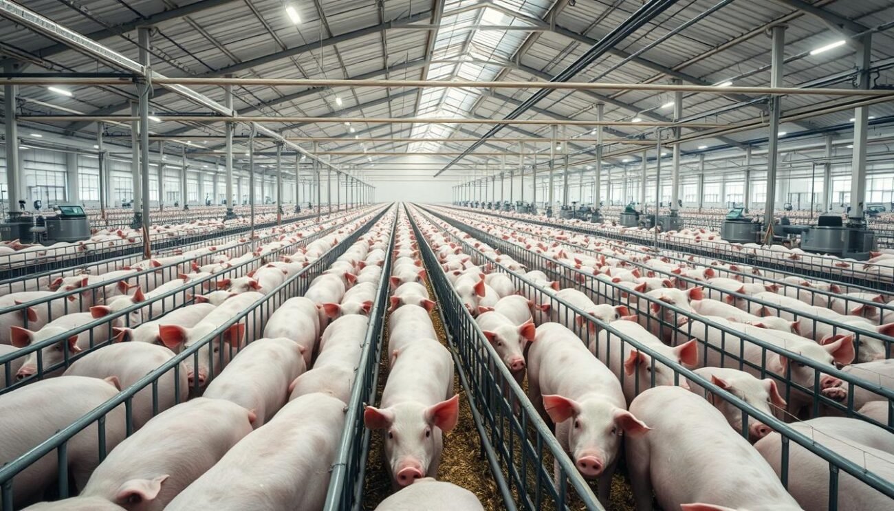 Allevamento intensivo di maiali