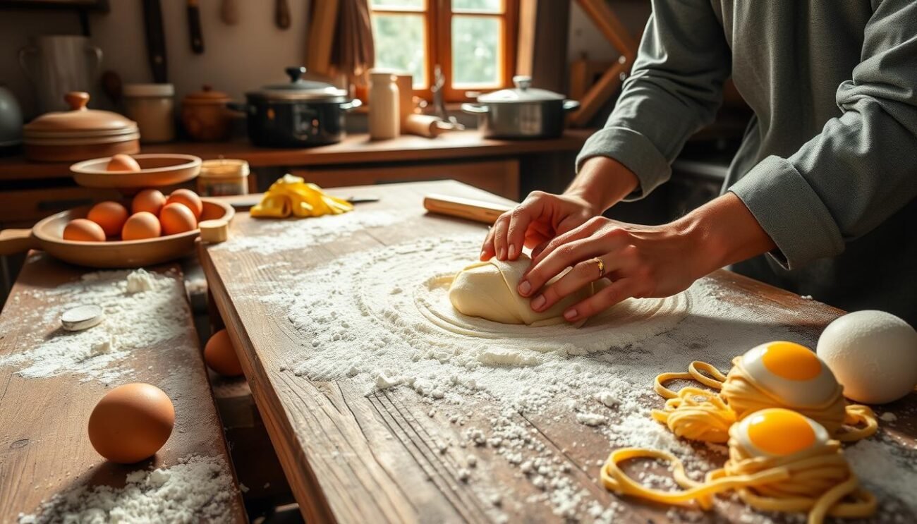 Impastare la pasta fresca