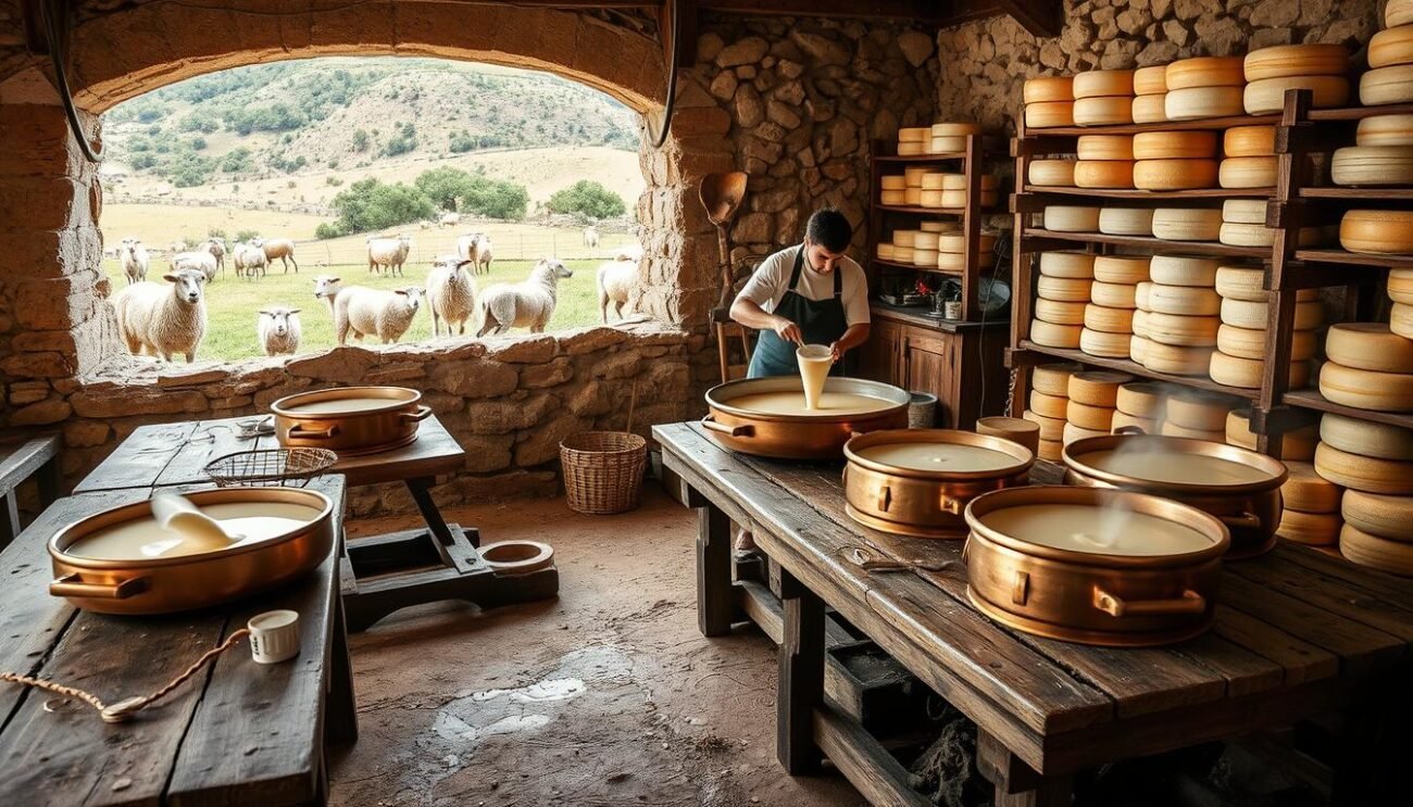 Pecorino Sardo in Produzione