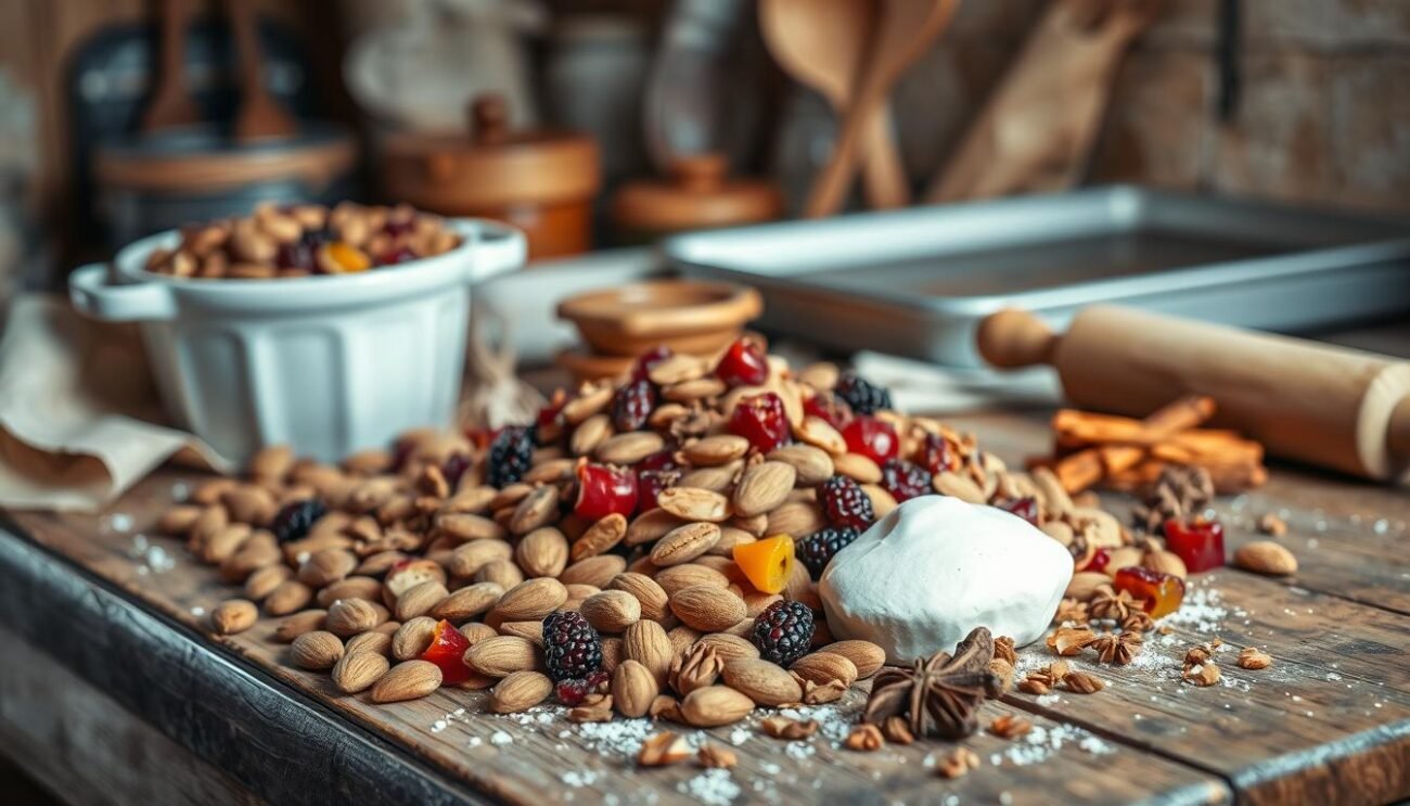 Preparazione del panforte di Siena