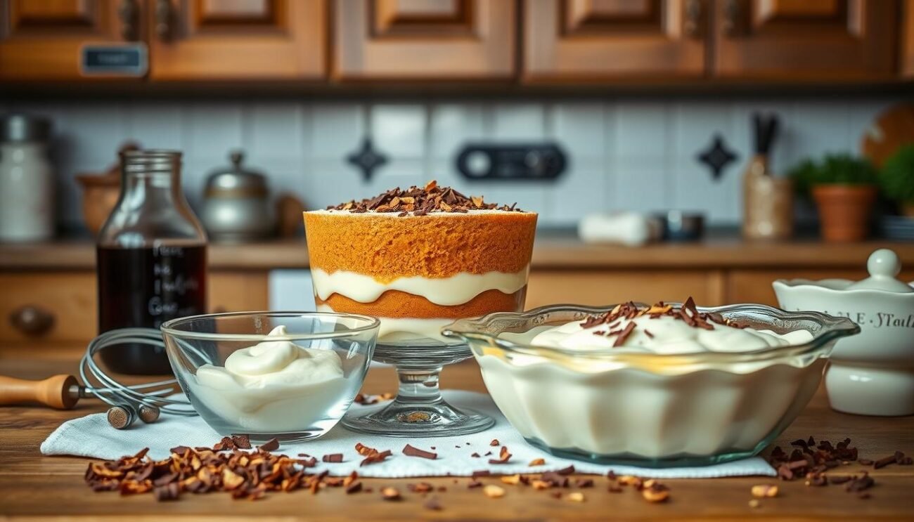 Preparazione della Zuppa Inglese