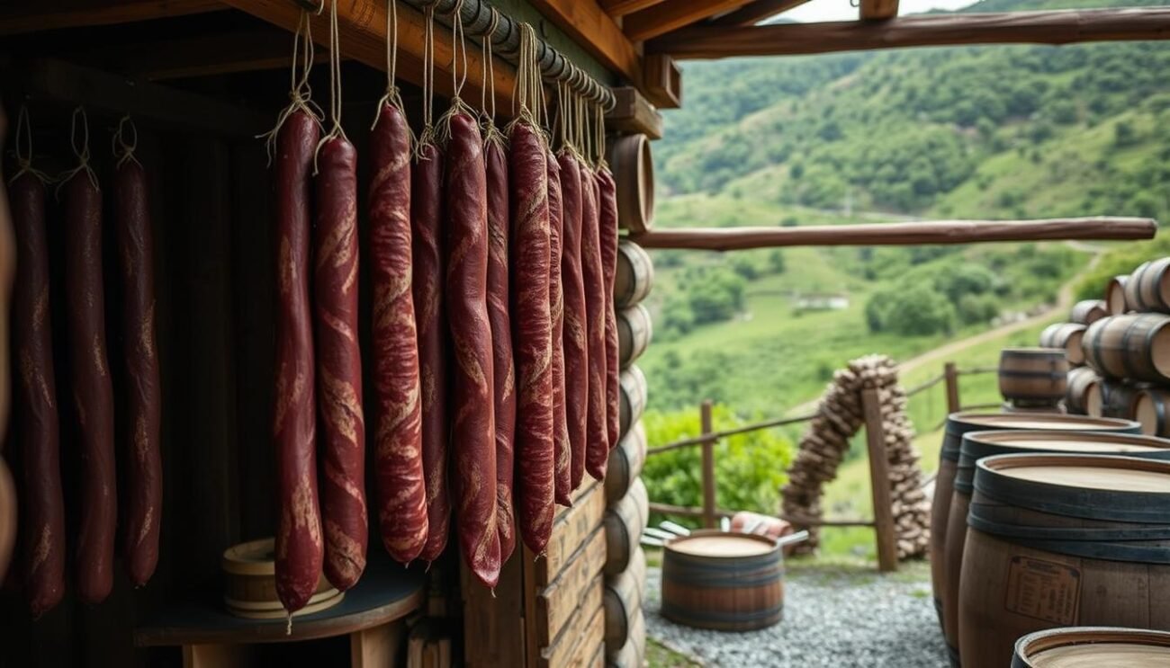 Produzione del Salame di Cinta Senese