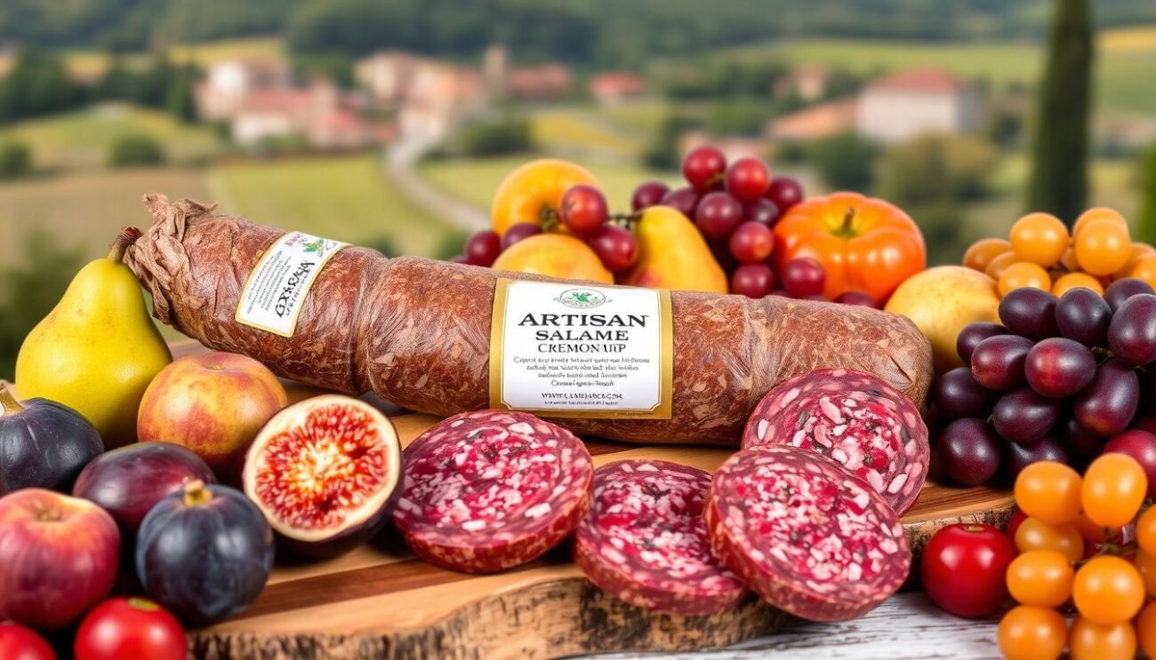 Salame Cremona con frutta