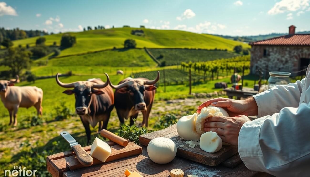 Storia della mozzarella di bufala