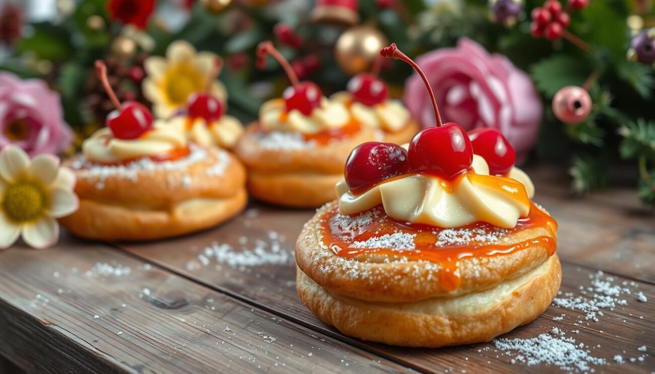 Zeppole di San Giuseppe decorate