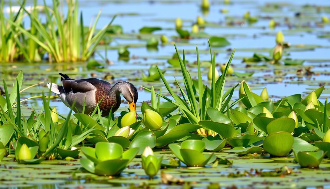 Alimentazione dell'Anatra Selvatica