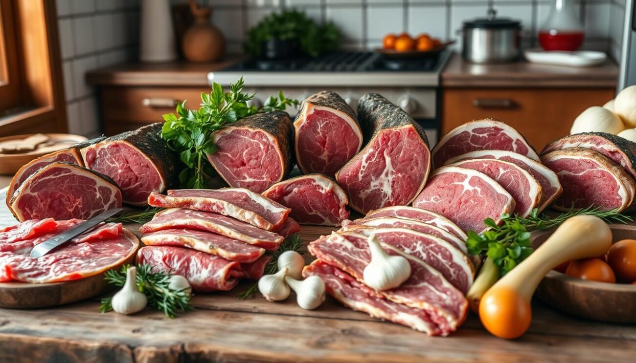 Carne di asino e tagli tradizionali