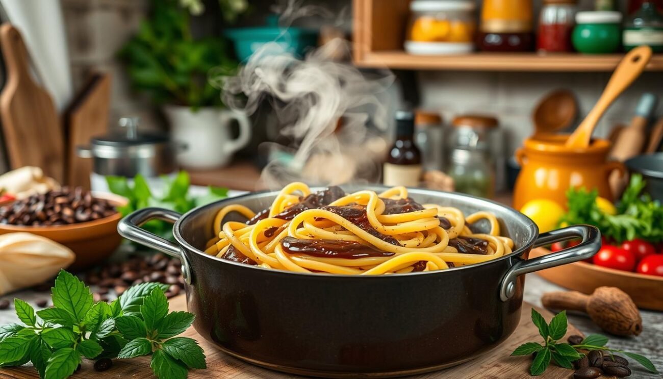 Cottura pasta al cioccolato