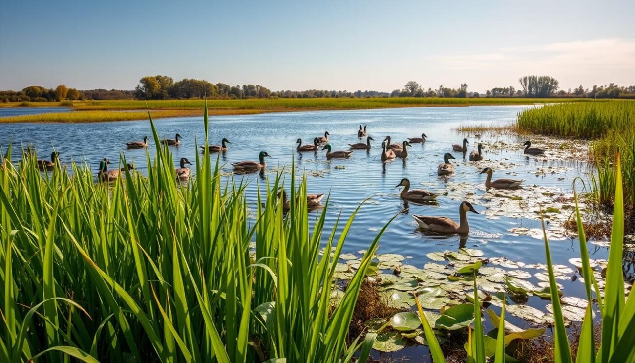 Habitat degli uccelli acquatici