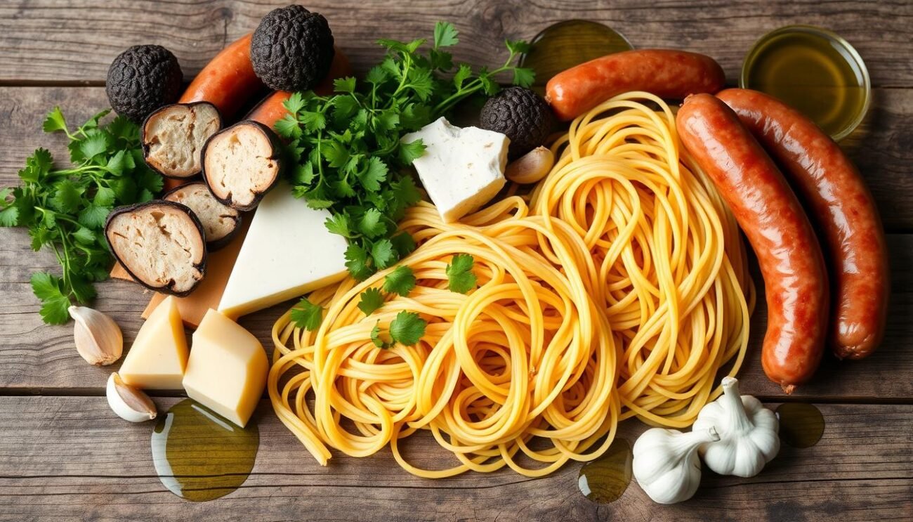 Ingredienti Pasta alla Norcina