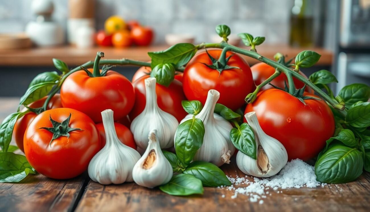 Ingredienti per salsa di pomodori Bimby