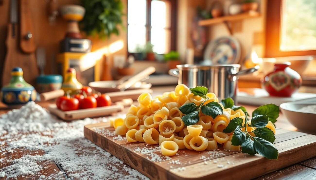 Orecchiette con Cime di Rapa Preparazione