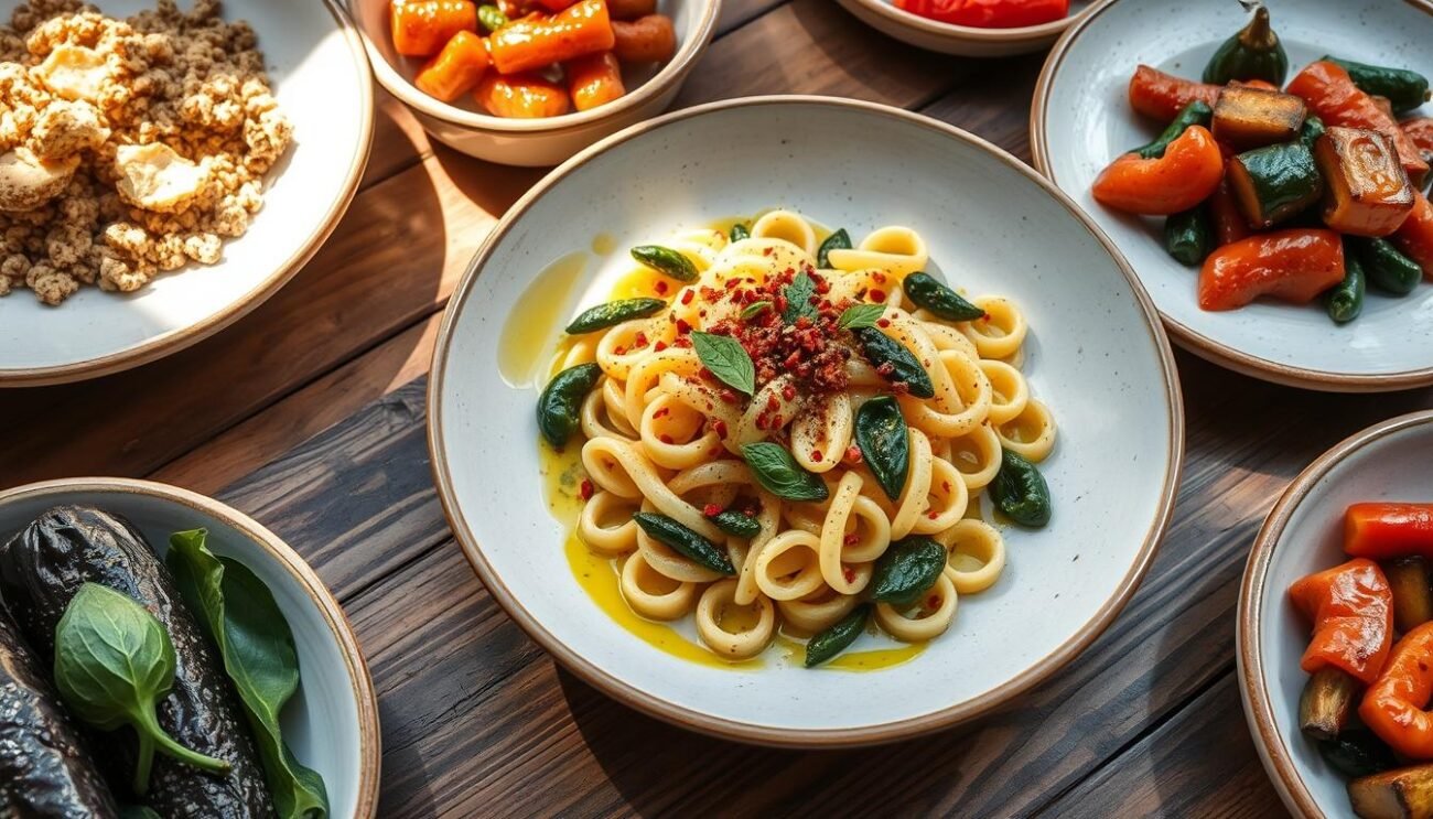 Orecchiette con Contorni Pugliesi