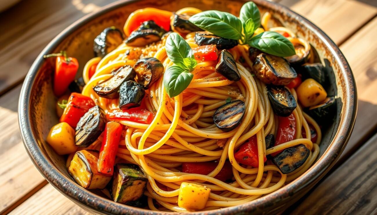 Pasta alle verdure grigliate