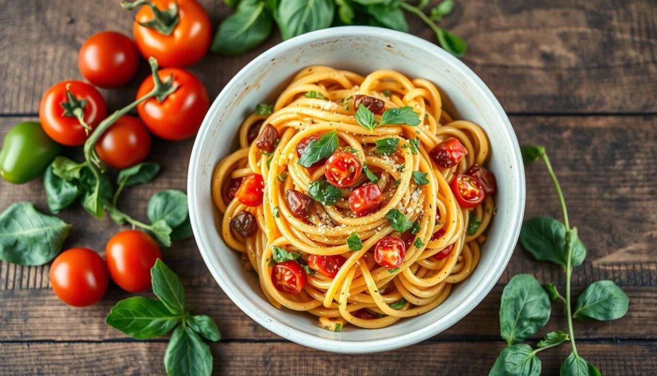 Pasta proteica vegetariana