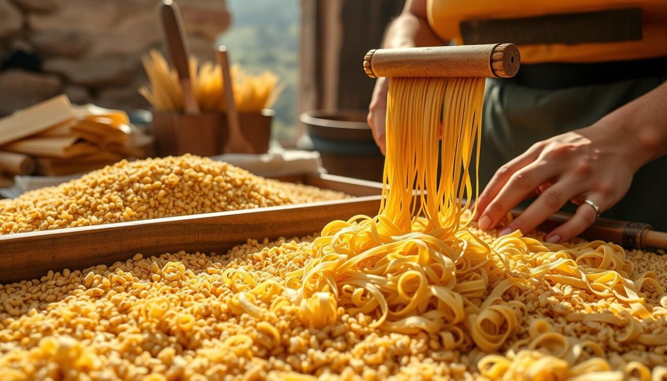 Pasta secca biologica produzione artigianale