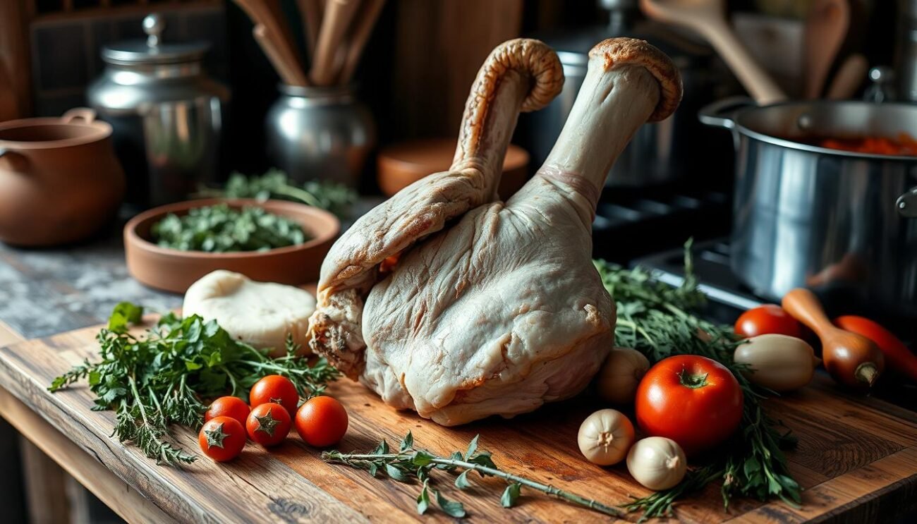 Preparazione Testa di Agnello