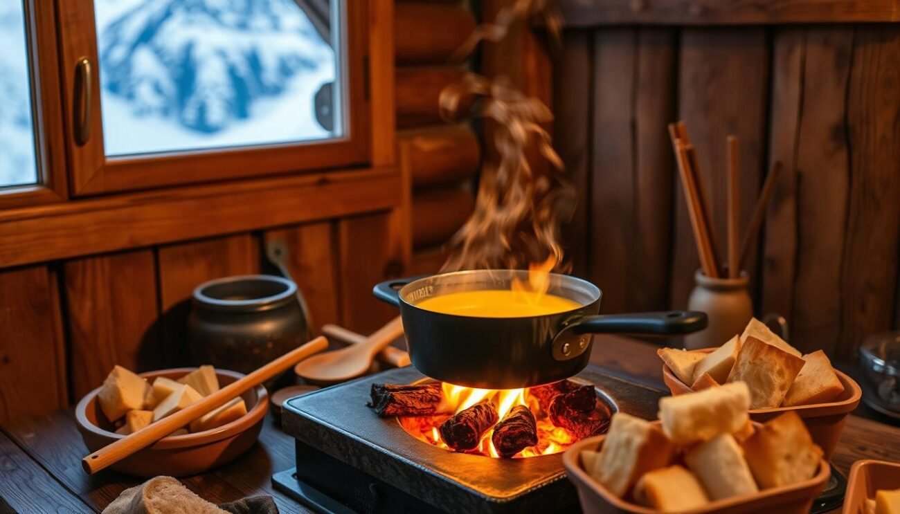 Preparazione fonduta valdostana