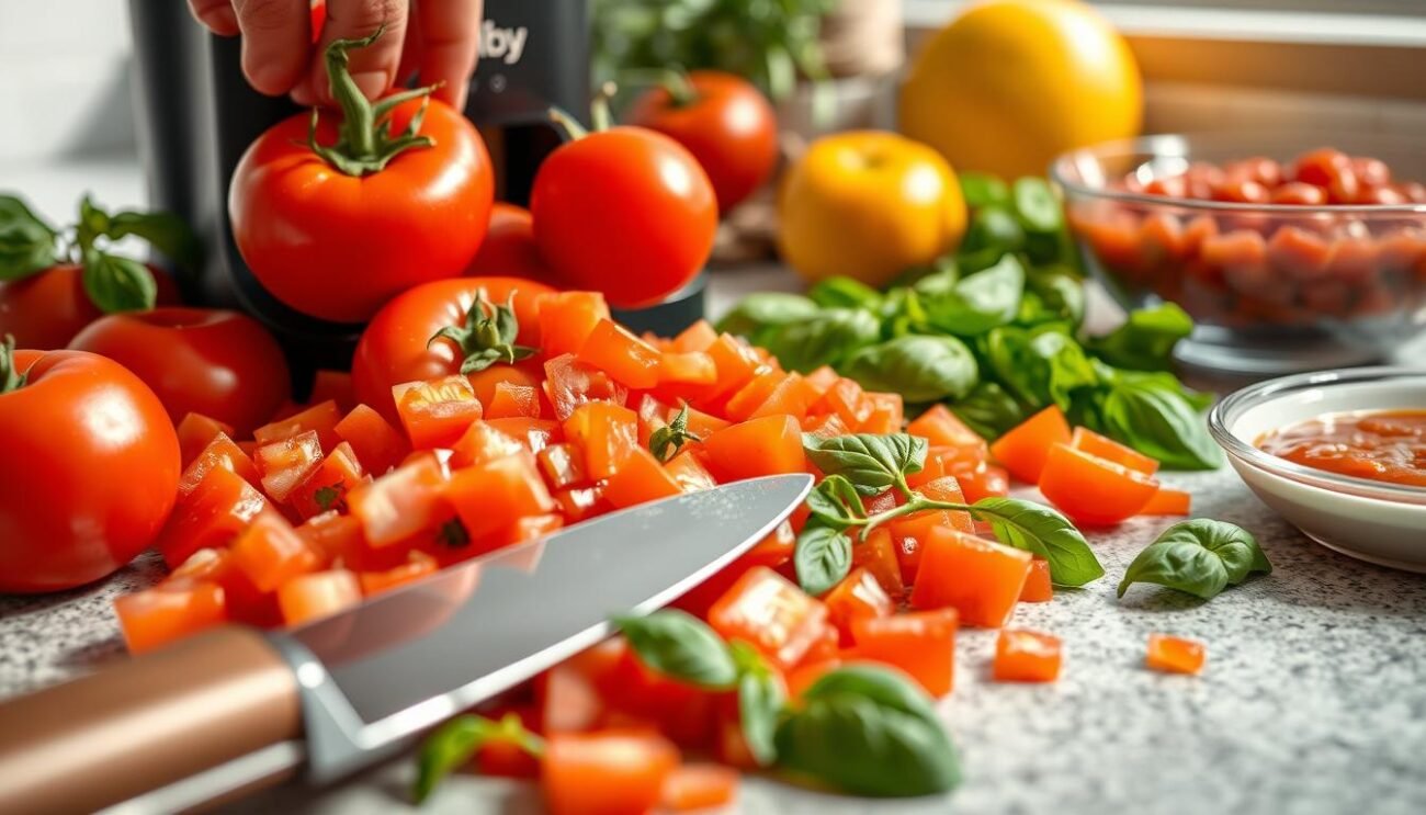 Preparazione pomodori Bimby