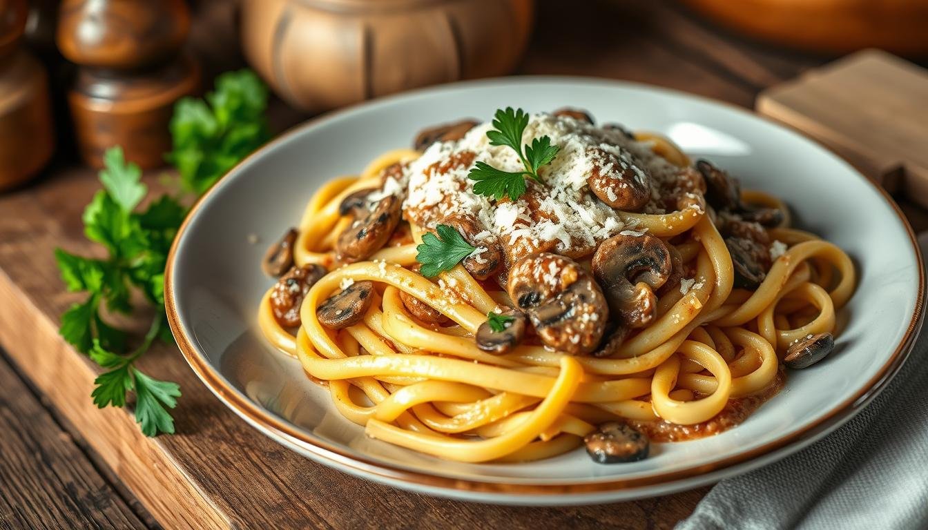 Tagliatelle ai Funghi Porcini