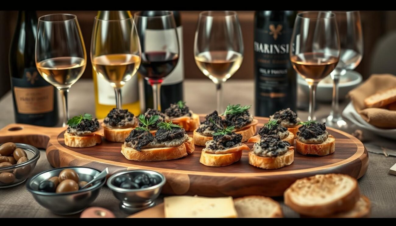 crostini al tartufo abbinamenti