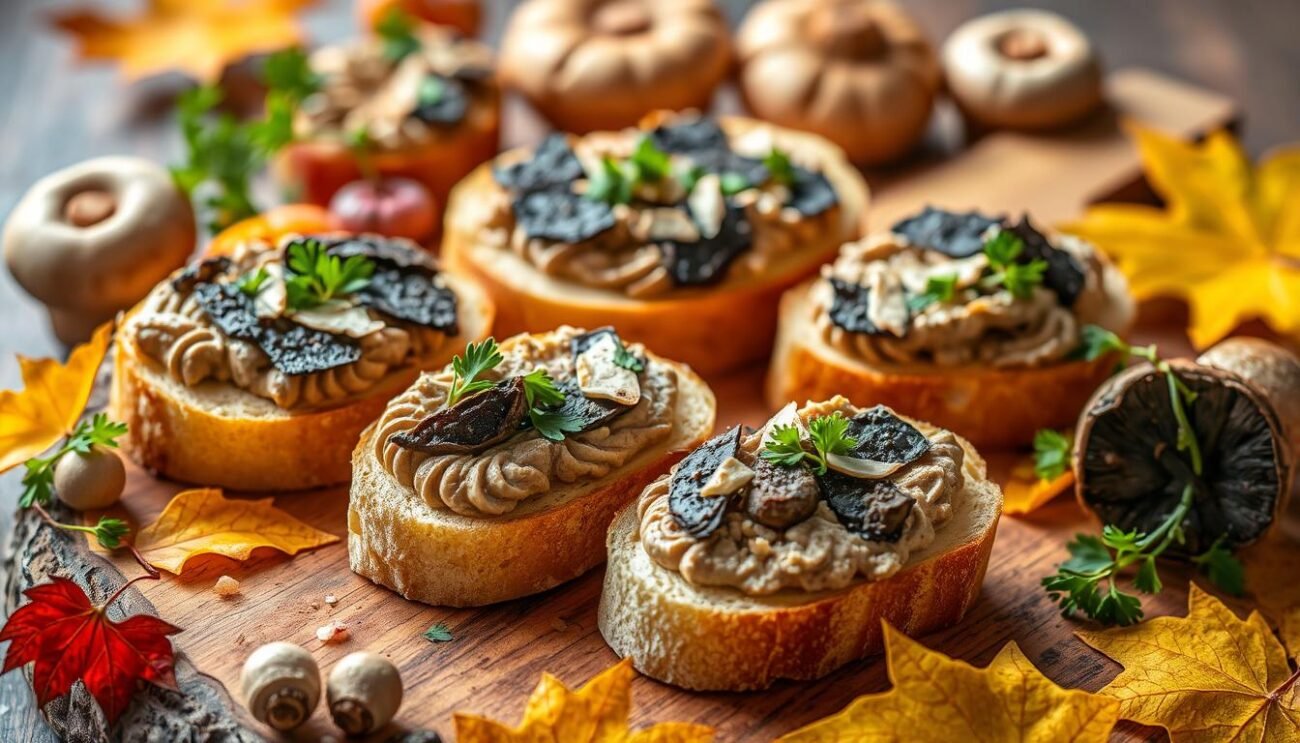 crostini al tartufo autunnali