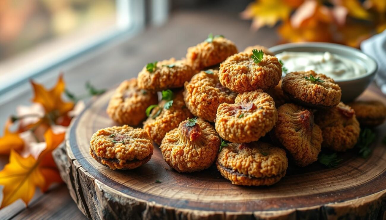 porcini fritti al forno