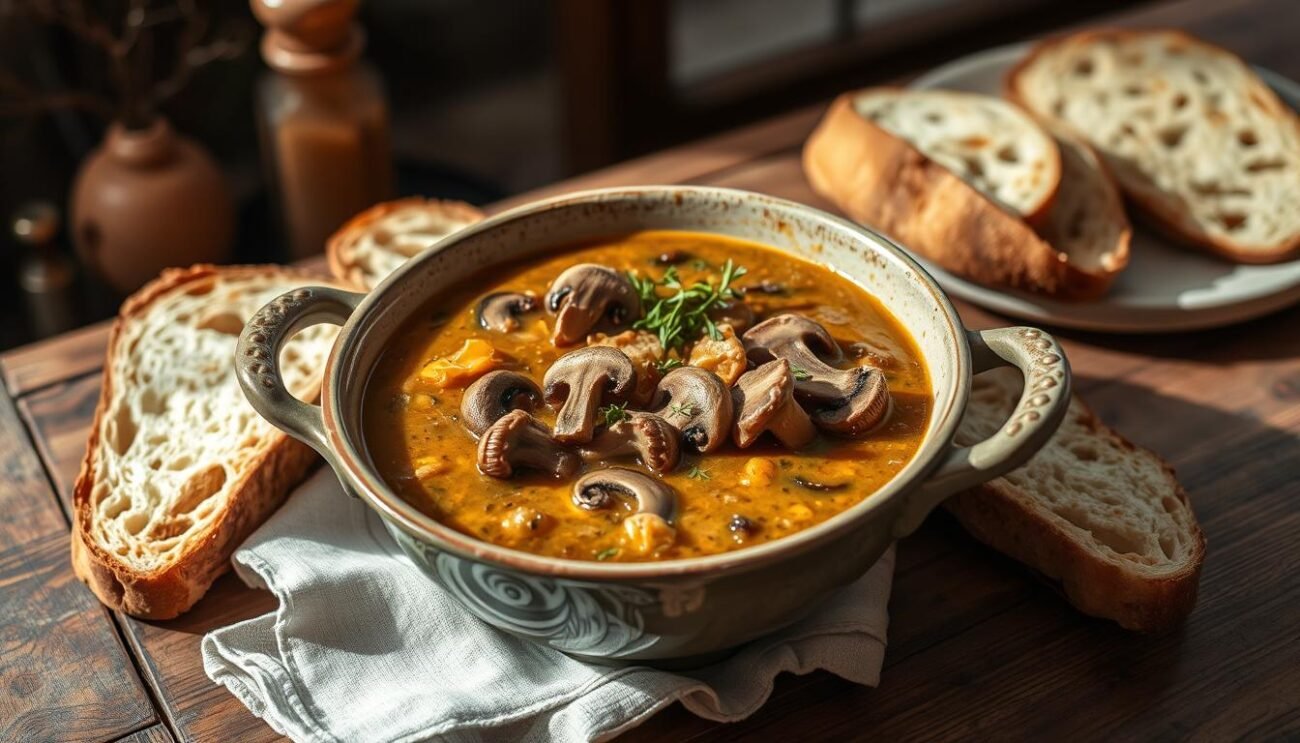 zuppa di funghi porcini toscana