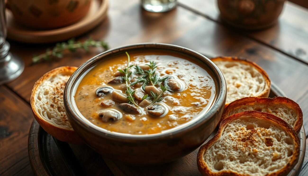 zuppa toscana con pane croccante