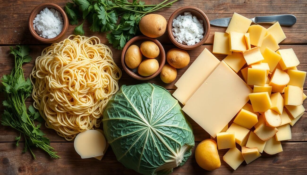 Ingredienti per Pizzoccheri Valtellinesi