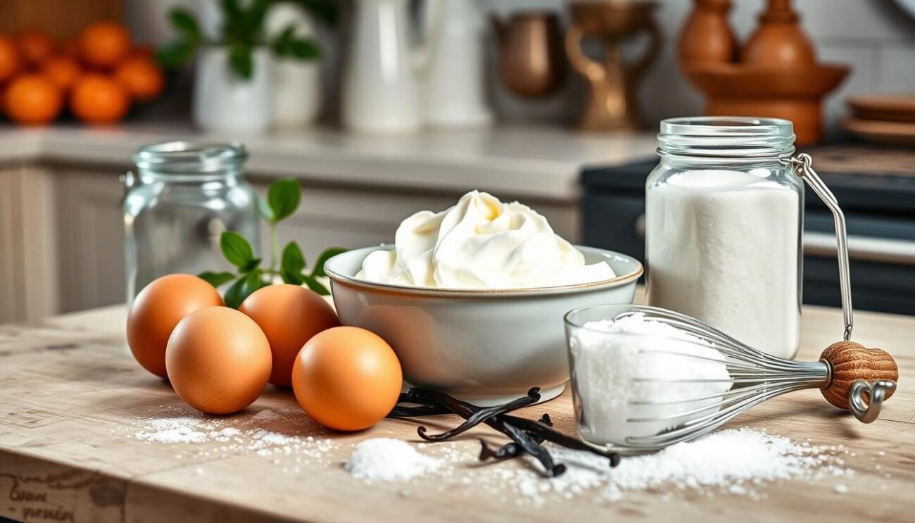 Ingredienti per crema al mascarpone Bimby