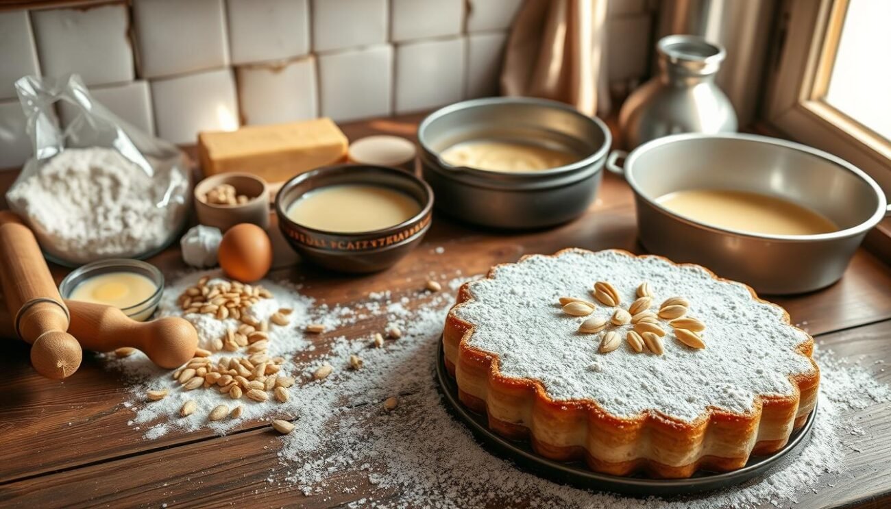 Preparare la torta della nonna