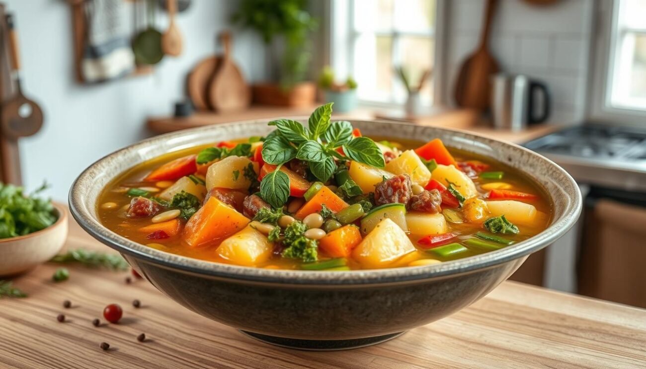 Preparazione Minestrone Detox