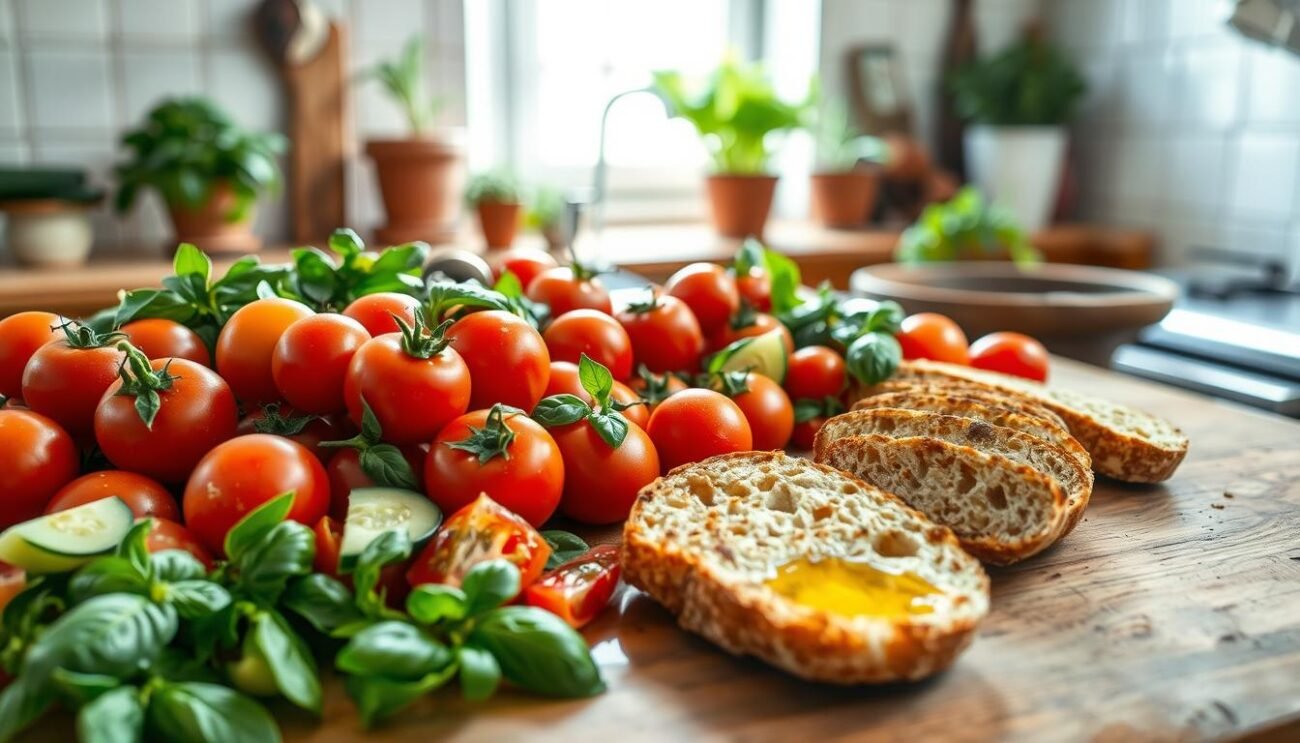 Preparazione Panzanella