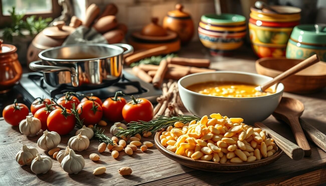 Preparazione Pasta e Fagioli