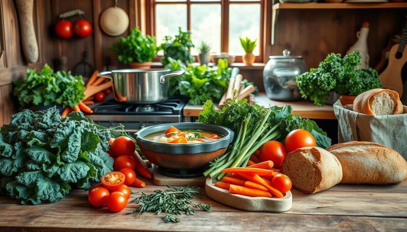 Preparazione Ribollita Toscana